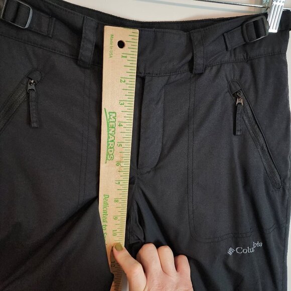 Columbia Unisex Youth Black Snow Pants Snowboarding Ski Outdoor Insulated Pants - Picture 7 of 9